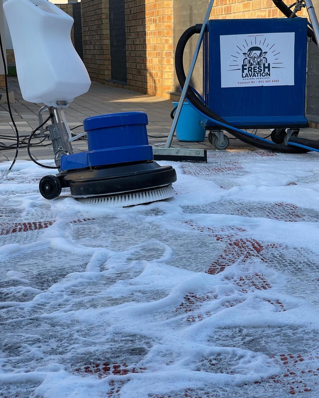 Fresh Lavation professional deep cleaning equipment at a residential property in Pretoria